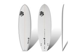 Planche de surf fish en époxy 6’0 Perfect Stuff Fish Clear