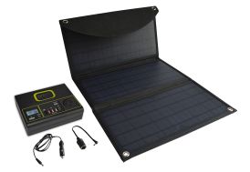 Station d'énergie portable avec panneau solaire 30 W