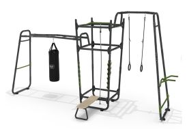 Structure de fitness en plein air en acier