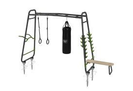 Aire de fitness en plein air multifonctionnelle