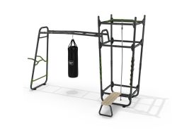 Station de musculation de plein air en acier