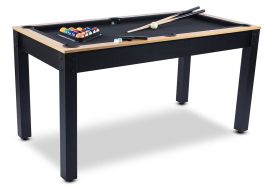Billard américain en bois noir Catenaccio