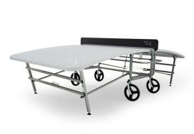 Table de Teqball sur roues