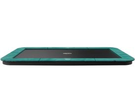 Trampoline rectangulaire enterré