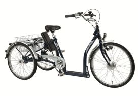 Tricycle pour adultes Napoli à cadre en acier noir 
