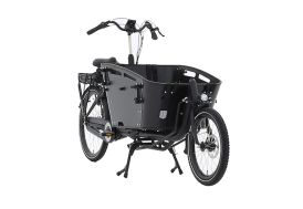 Vélo cargo électrique noir