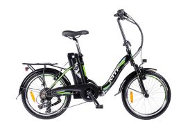 Vélo électrique pliant Mountfield noir et vert