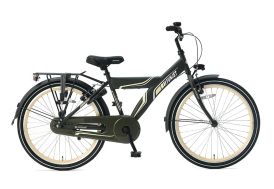 Vélo enfant 24 pouces monovitesse Supersuper Funjet vert foncé et jaune
