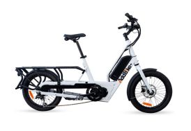 Vélo longtail électrique 250 W U-Cargo Lite blanc