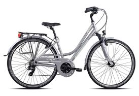 Vélo de ville femme 28 pouces Legnano Smeralda gris