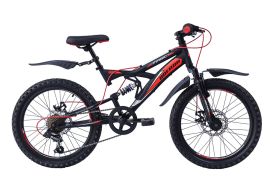 VTT tout-suspendu enfant Oberon 20 pouces 6 vitesses