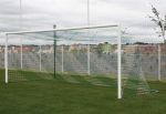 Buts de football à 11 en aluminium à sceller - paire