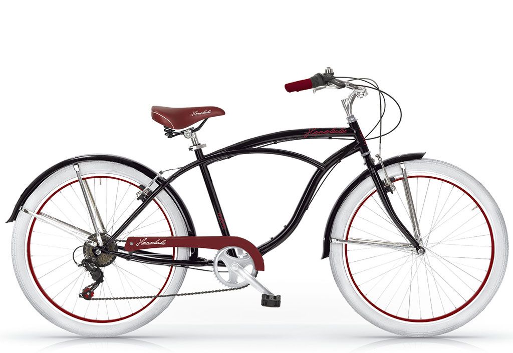 Vélo beachcruiser homme Honolulu 26 pouces 6 vitesses