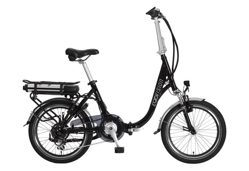Vélo électrique pliable E-Vision Matisse 20 pouces 7 vitesses