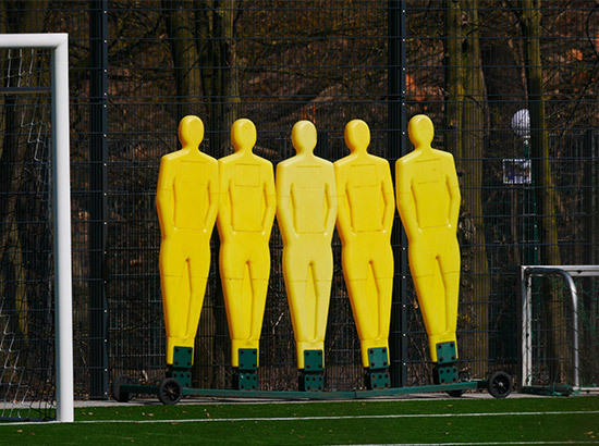 Mannequins d'entraînement de foot