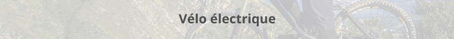 Vélo électrique.